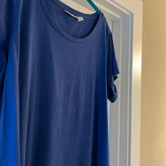 Elegant Blue Women's Dress - Picture 3 of 12